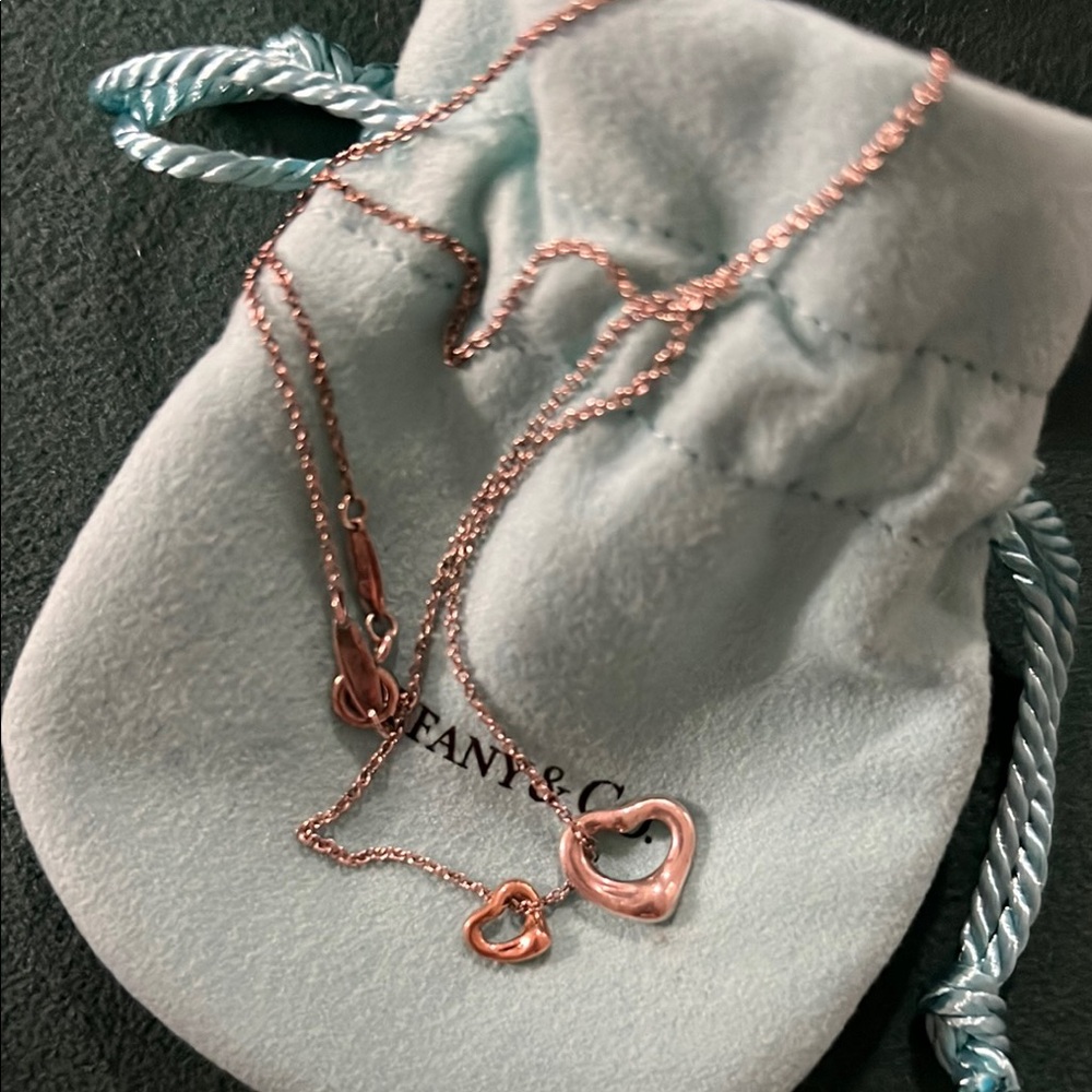 Tiffany & Co. Open Heart Necklace